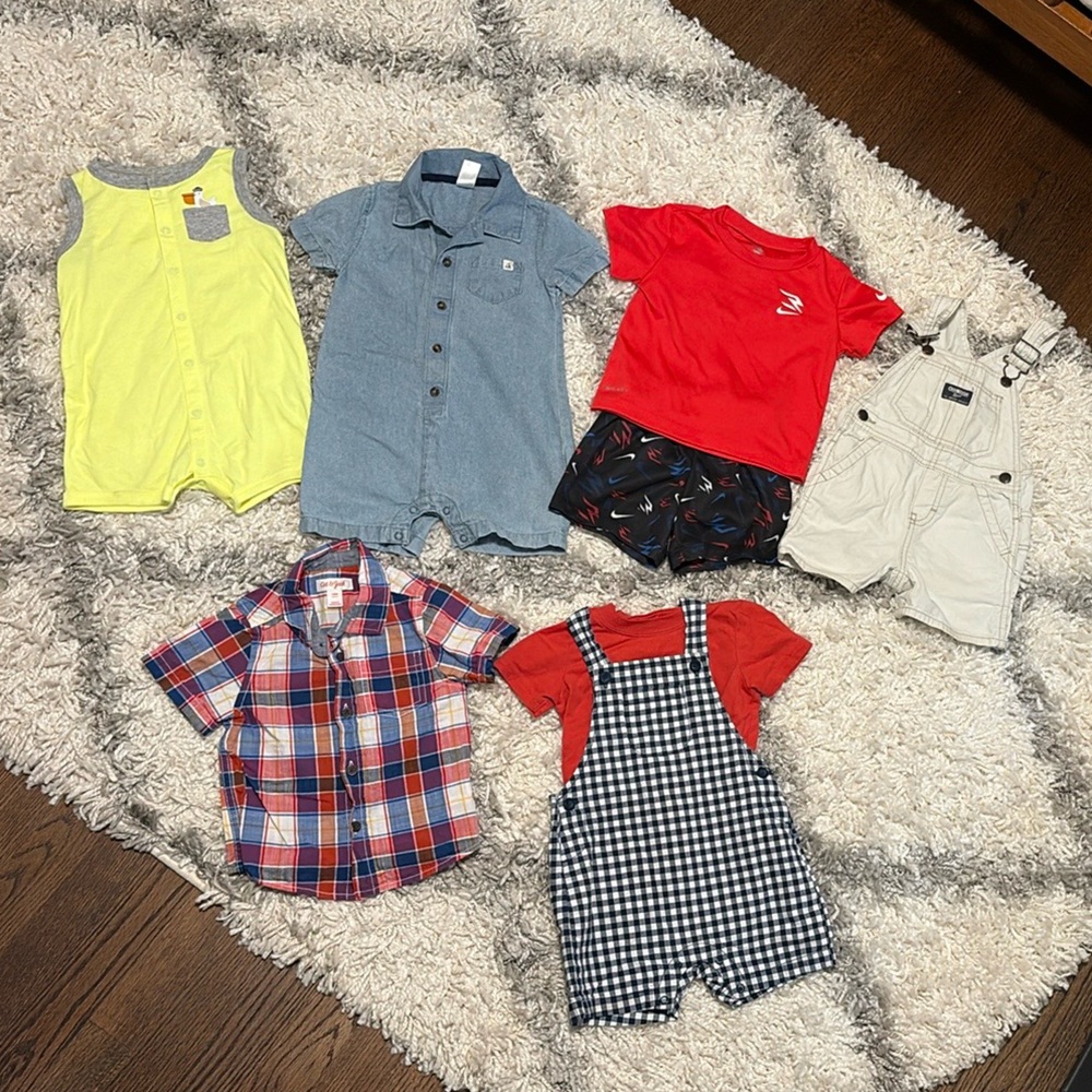 Assorted Toddler Boy 18M Summer Clothes Bundle